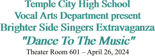 Temple City High School Vocal Arts