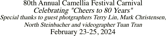 80th Annual Camellia Festival Carnival