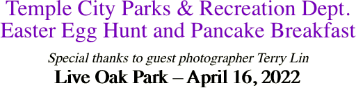 Temple City Parks & Recreation