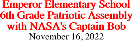 Emperor Elementary School 6th Grade Patriotic
