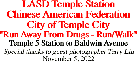 LASD Temple Station Chinese American Federation City