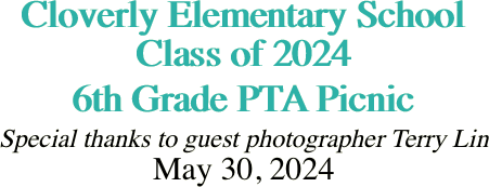 Cloverly Elementary School Class of 2024 6th