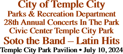 City of Temple City Parks &