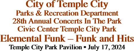 City of Temple City Parks &