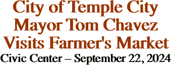 City of Temple City Mayor Tom