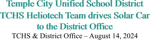 Temple City Unified School District