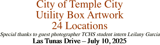 City of Temple City Utility Box