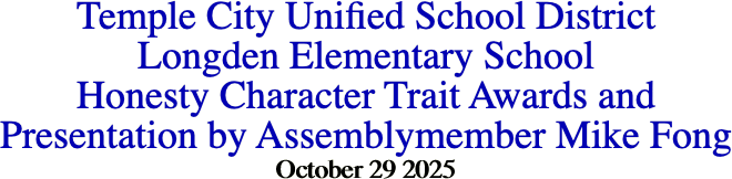 Temple City Unified School District Longden