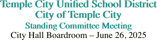 Temple City Unified School District City