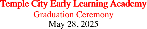 Temple City Early Learning Academy
