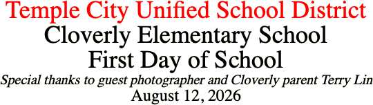 Temple City Unified School District Cloverly