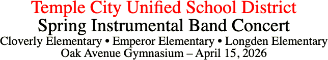 Temple City Unified School District