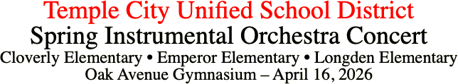 Temple City Unified School District
