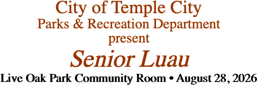 City of Temple City Parks &