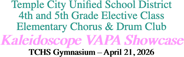 Temple City Unified School District 4th