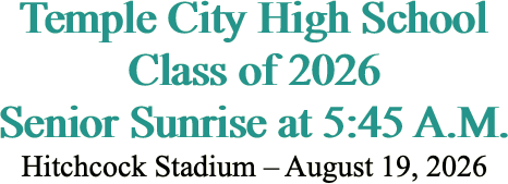 Temple City High School Class of