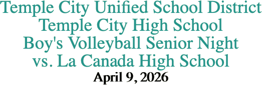 Temple City Unified School District Temple