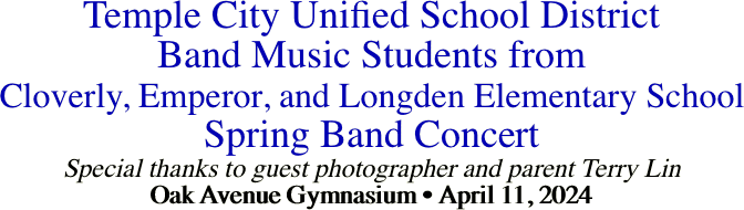 Temple City Unified School District Band
